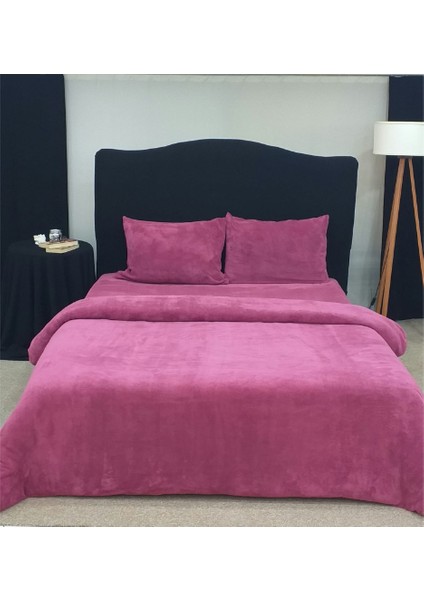 Welsoft Kumaş Tek Kişilik Çarşaf Takımı Düz Desen Fuşya Rengi fiyatları