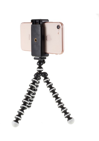 Ahtapot Tripod Ahtapot Braketi 360 Derece Döndürme Mini Evrensel Cep Telefon Tutucu Stand Anti-Crack Telefon Tripod Stand Canlı Akış Vlogging Video (Yurt Dışından)