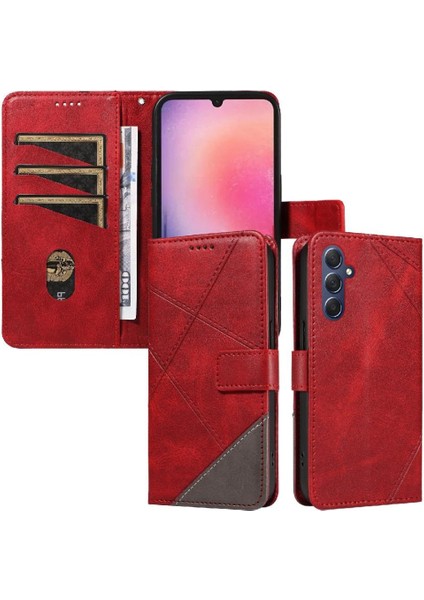 Samsung Galaxy A24 4g Için Flip Case ve Kart Yuvası Yüksek Kaliteli Deri (Yurt Dışından)