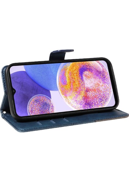 Colorful Home1 Samsung Galaxy A23 4g/5g Deri Telefon Koruma Kılıfı Için Flip Case ile (Yurt Dışından)