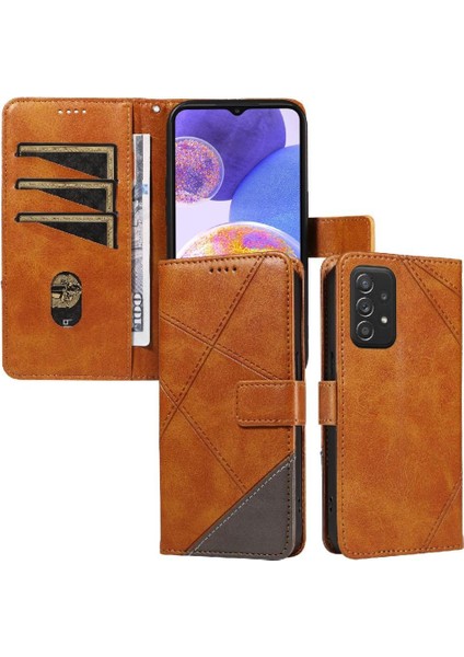 Colorful Home1 Samsung Galaxy A23 4g/5g Deri Telefon Koruma Kılıfı Için Flip Case ile (Yurt Dışından)