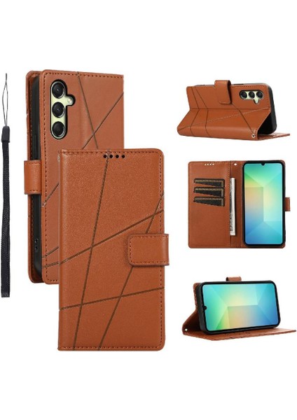 Samsung Galaxy A16 Şok Emici Darbeye Üç Kart Için Flip Case (Yurt Dışından)