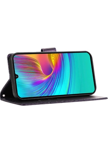 Samsung Galaxy A16 Şok Emici Darbeye Üç Kart Için Flip Case (Yurt Dışından)