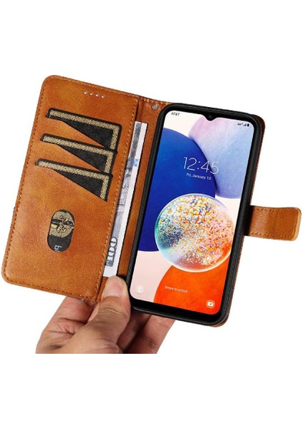 Elmas Dikiş ile Samsung Galaxy A14 5g Yüksek Kalite Için Flip Case (Yurt Dışından)