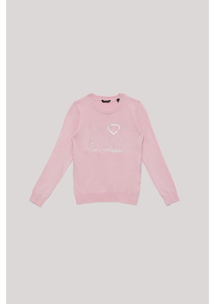 Bg Store Kız Çocuk Pembe Sweatshirt