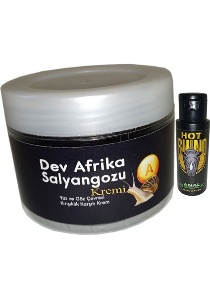 Htrho:23 Dev Afrika Salyangozu Yaşlànma Kàrşıtı Kremi 100 ml Yanında Hat Rhino Bay Bayan Anàl Ràhatlàtıcı Krém