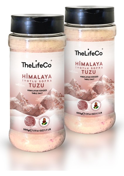 Pembe Himalaya Kristal Tuzu 2 x 500 gr