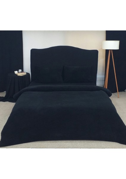 Welsoft Kumaş Tek Kişilik Çarşaf Takımı Düz Desen Siyah fiyatları