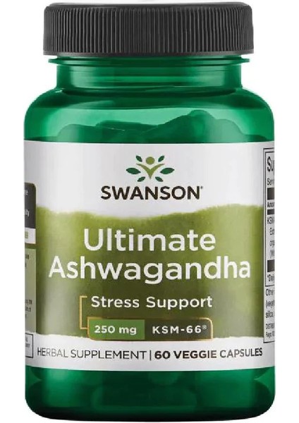 Ultimate KSM66 Ashwagan*dha 60 Vegan Capsules