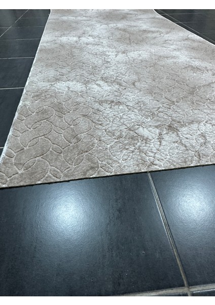 Kaymaz Taban Yıkanabilir Kesme Yolluk Kahve modelleri