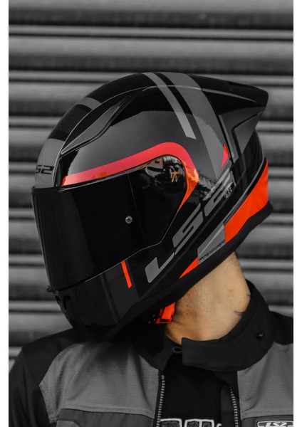 Rapıd Race Chos Siyah Kırmızı Kask
