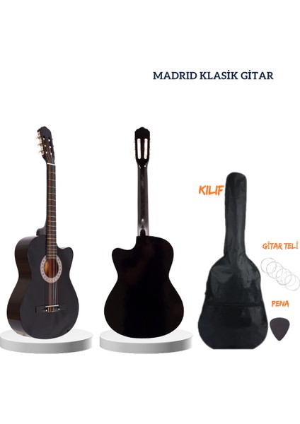 Mcg Serisi Tam Boy Klasik Gitar Set Bk Cutaway