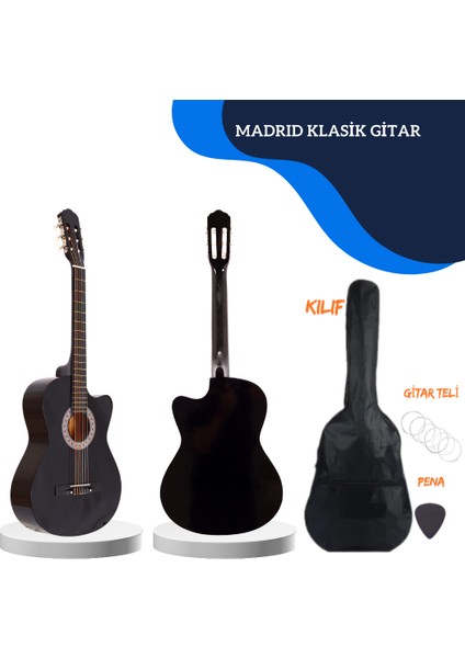 Mcg Serisi Tam Boy Klasik Gitar Set Bk Cutaway