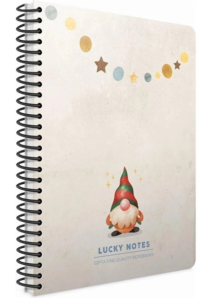 Lucky Notes A4 80 Yp Kareli Not Defteri