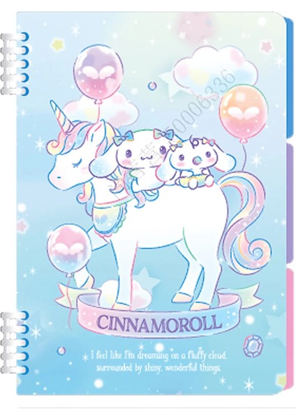 Sanrio Lisanslı B5 Telli Defter (36 Yaprak) - Cinnamoroll