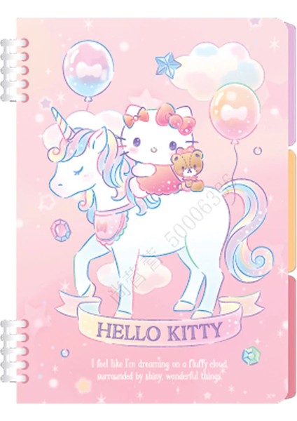 Sanrio Lisanslı A5 Telli Defter (48 Yaprak) - Hello Kitty