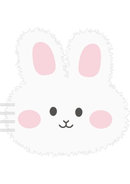 Ilkbahar Koleksiyonu Peluş Defter - Tavşan (80 Yaprak)