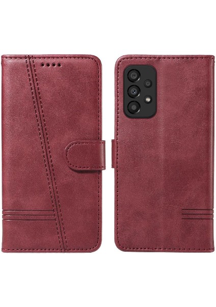 Samsung Galaxy A33 5g Için Filp Durumda Ayrılabilir Siyah Bilezik Cüzdan Telefon (Yurt Dışından) modelleri