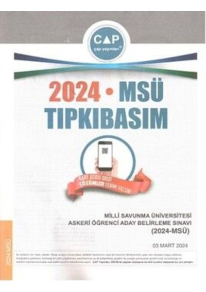 Üniversiteye Hazırlık Msü 2024 Tıpkı Basım