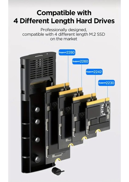 SSD Disk Kutusu 10 Gps Gen 3x2 Yüksek Hızlı Son Nesil Teknoloji Metal Sağlam Orjinal