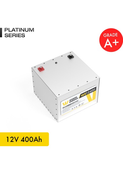 12V 400Ah LiFePO4 Platinum Series Bluetooth'lu Lityum Demir Fosfat Akü