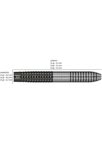 Raymond Van Barneveld Rvb G3 % 95 Tungsten Sp Çelik Uçlu Dart Oku