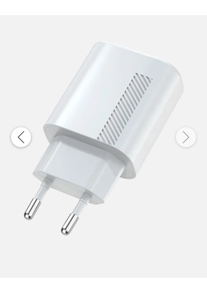 3.0 Type-C Şarj Seti Qualcomm SW-CA46C Beyaz QC18W