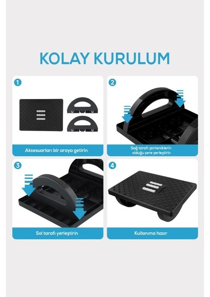 Ergonomik Sallanabilir Ayak Masaj Aleti Masaj Silindirli Kaymaz Taban