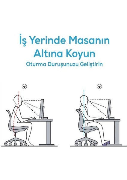 Ergonomik Sallanabilir Ayak Masaj Aleti Masaj Silindirli Kaymaz Taban