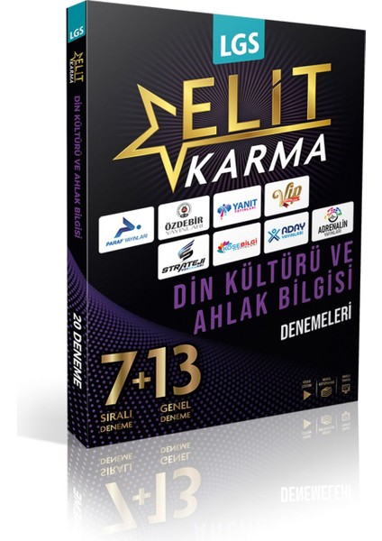 Paraf Yayınları Elit Karma 8. Sınıf Din Kültürü ve Ahlak Bilgisi 20 Branş Denemesi