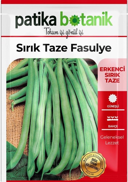 50 Adet Sırık Fasulye Tohumu ( Mine)