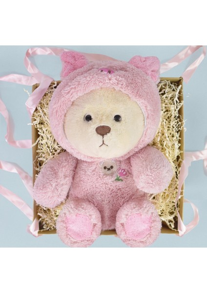 Pufi Domuzcuk: Yumuşak ve Eğlenceli Peluş Eğlencesi 45 cm Hediye Kutulu