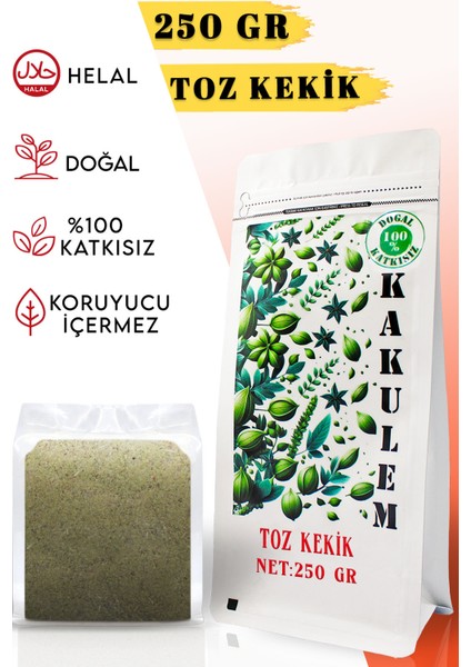 Sertifikalı Doğal Kurutulmuş Zahter Toz Dağ Kekik 250 gr