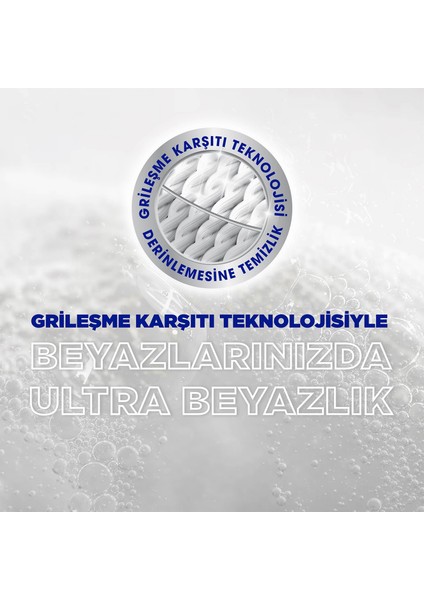 Beyaz Sirke ve Çamaşır Sodası Beyazlar Için Toz Deterjan 6 kg