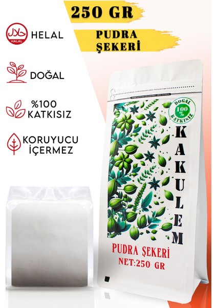 Sertifikalı Pastalık Tatlılık Pudra Şekeri 250 gr