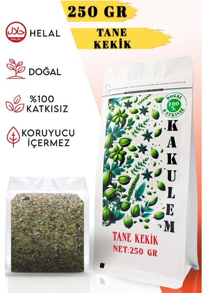 Sertifikalı Doğal Kurutulmuş Kekik Zahter Tane Dağ Kekiği 250 gr