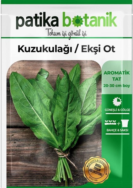 750 Adet Yerli Ata Kuzukulağı/ekşiotu Tohumu