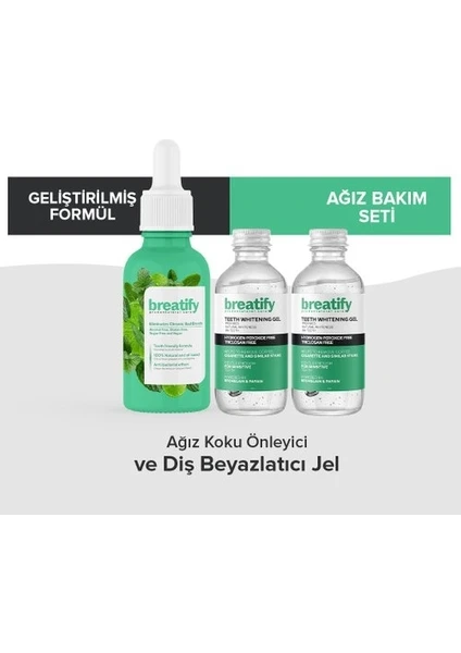 Diş Jeli x 2 adet + Breatify Ağız Damlası Set