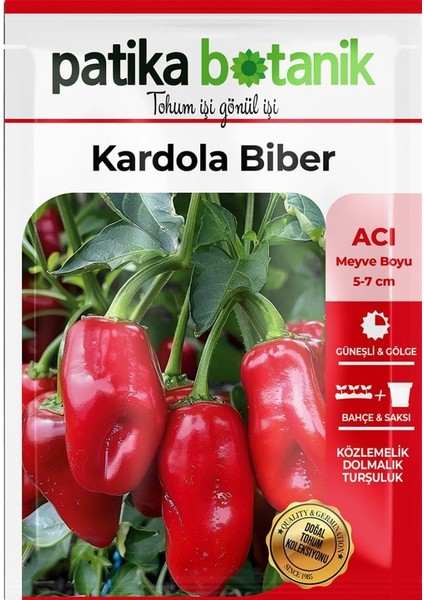 200 Adet Kardola Biber Tohumu (Mini Kapya)