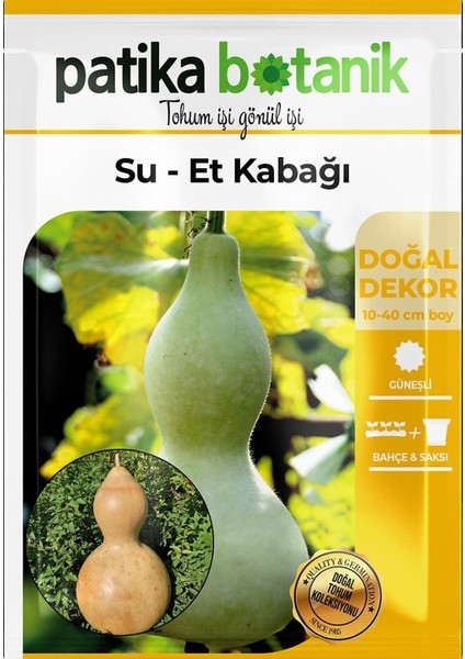 5 Adet Su - Et Kabağı (Lagenaria Siceraria) Tohumu fiyatları