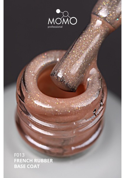 Kalıcı Oje French Base F013, Işıltılı Nude, 4 ml