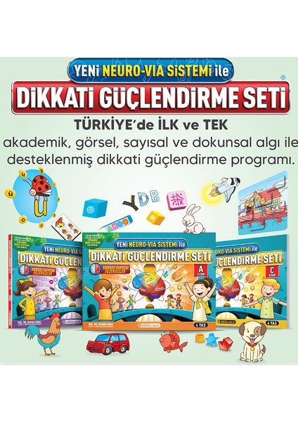 Dikkati Güçlendirme Seti Anasınıfı 4 Yaş - Osman Abalı