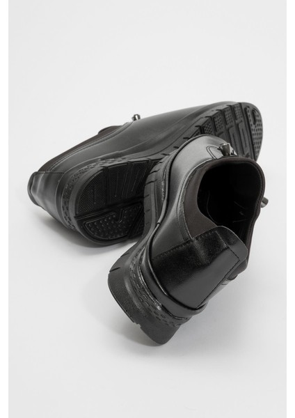 Kadın Lastik Bağlı Günlük Ayakkabı Siyah Cilt fırsatları