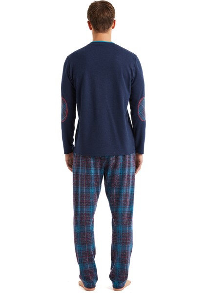 Erkek Pijama Takımı 40606 - Lacivert modelleri