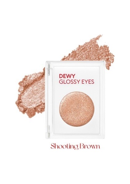 Parlak ve Işıltılı Görünüm Sunan Göz Farı Dewy Glossy Eyes - Shooting Brown