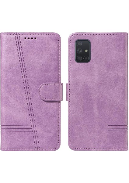 Samsung Galaxy A51 5g Için Filp Durumda Ayrılabilir Siyah Bilezik Cüzdan Telefon Kılıfı (Yurt Dışından) modelleri