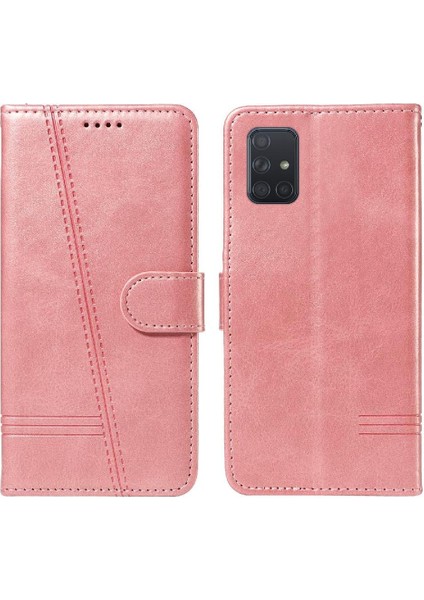 Samsung Galaxy A51 5g Için Filp Durumda Ayrılabilir Siyah Bilezik Cüzdan Telefon Kılıfı (Yurt Dışından) modelleri