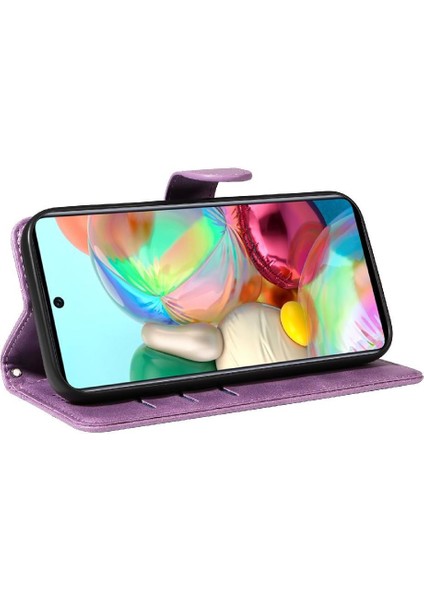 Samsung Galaxy A51 4g Cüzdan Telefon Kılıfı Için Filp Durumda Preslenmiş Pu Deri (Yurt Dışından) fiyatları