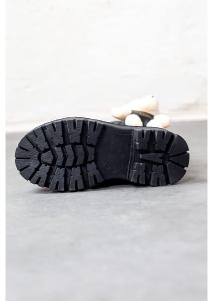 Ayıcıklı Soğuk Geçirmez Kaymaz Taban Kız Çocuk Bot, Fermuarlı Kız Çocuk Krem Bot, Bej Çocuk Bot indirimleri