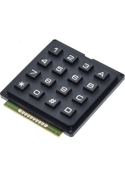 4x4 Matrix Tuş Takımı Keyboard Keypad 16 Buton Alarm Şifre